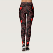 Valentijnsdag Leggings Lange (Achterkant)
