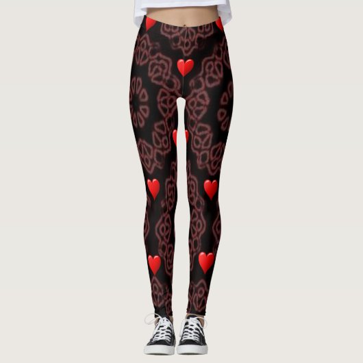 Valentijnsdag Leggings Lange (Voorkant)