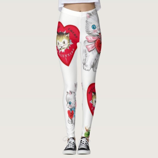 Valentijnsdag Leggings Lange (Voorkant)