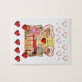 Valentijnsdag legpuzzel (Horizontaal)