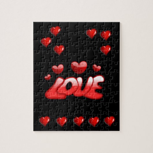 Valentijnsdag Legpuzzel (Verticaal)