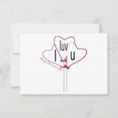 Valentijnsdag leuk vinden kaart (Voorkant)