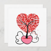 Valentijnsdag leuke Valentijnsdag cadeaus. Kaart (Voorkant / Achterkant)