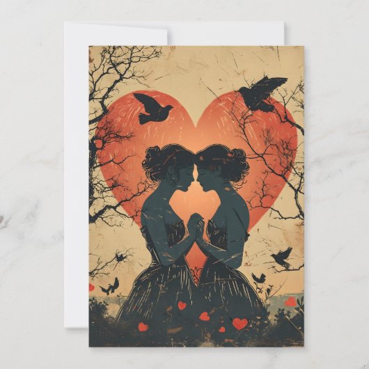  VALENTIJNSDAG LGBTQ FEESTDAGENKAART (Voorkant)