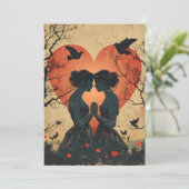  VALENTIJNSDAG LGBTQ FEESTDAGENKAART (Staand voorkant)