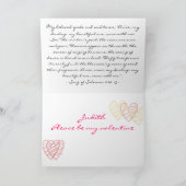 Valentijnsdag Liedjes 2:10-13 Feestdagen Kaart (Binnen)