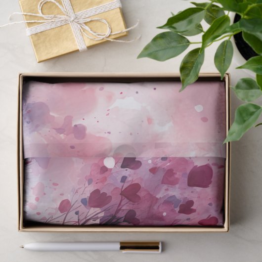 Valentijnsdag Liefde Blossom Decoupage Tissuepapier (Geschenk)