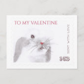 Valentijnsdag liefde brief stempel Kaart (Voorkant)