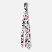 Valentijnsdag, liefde, bruiloft stropdas (Achterkant)