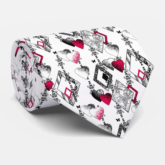 Valentijnsdag, liefde, bruiloft stropdas (Opgerold)