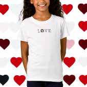 Valentijnsdag Liefde Chocolade Donut Sprinkles T-shirt