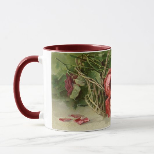  Valentijnsdag Liefde, Crimson Red Roses Mok (Links)