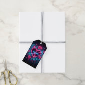 Valentijnsdag liefde doet pijn Neon hart Cadeaulabel (Met Touw)