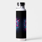 Valentijnsdag liefde doet pijn Neon hart Waterfles (Rechts)