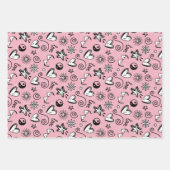 Valentijnsdag Liefde en hartslag Roze Patroon Inpakpapier Vel (Voorkant)
