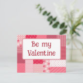 Valentijnsdag liefde feestdagenkaart (Staand voorkant)