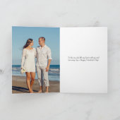 Valentijnsdag Liefde Foto voor altijd Valentijns Kaart (Binnen)