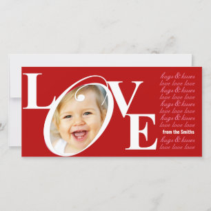 Valentijnsdag Liefde Fotokaarten Feestdagenkaart