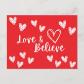 Valentijnsdag Liefde & Geloof Collectie Briefkaart (Voorkant)