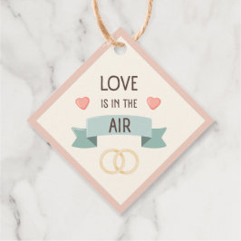 Valentijnsdag - Liefde hangt in de lucht Bedankjes Labels