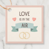 Valentijnsdag - Liefde hangt in de lucht Bedankjes Labels (Voorkant)