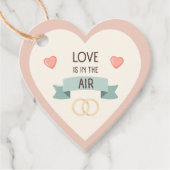 Valentijnsdag - Liefde hangt in de lucht Bedankjes Labels (Voorkant)