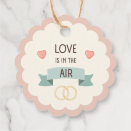 Valentijnsdag - Liefde hangt in de lucht Bedankjes Labels