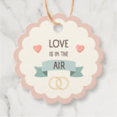 Valentijnsdag - Liefde hangt in de lucht Bedankjes Labels (Voorkant)