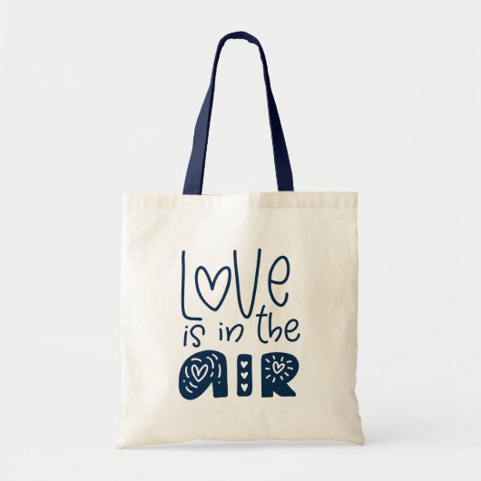 Valentijnsdag liefde hangt in de lucht tote bag (Voorkant)