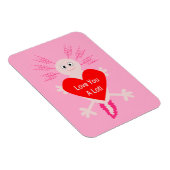 Valentijnsdag Liefde Hart Axolotl Magneet (Rechterzijde)