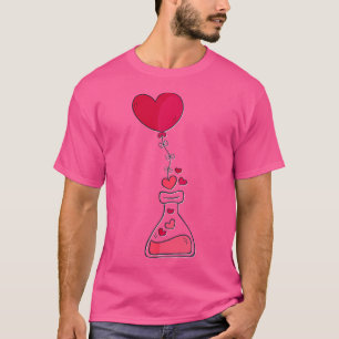 Valentijnsdag Liefde Hart Rood T-shirt Beste Gift