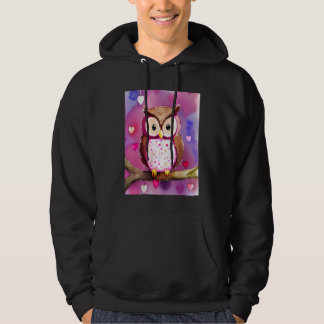 Valentijnsdag Liefde Hart Uil Teddy Meisje Fi Hoodie