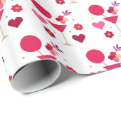 Valentijnsdag Liefde & Harten Cadeaupapier (Rol Hoek)