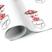 Valentijnsdag Liefde & Harten Collectie ❤️ Cadeaupapier (Rol Hoek)