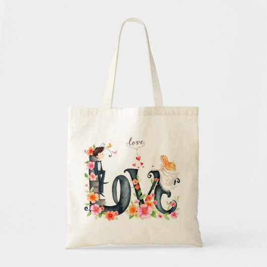 Valentijnsdag Liefde & Harten Collectie ❤️ Tote Bag (Voorkant)