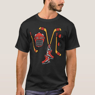 Valentijnsdag Liefde IJshockey Sporten Doelman Man T-shirt
