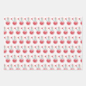 Valentijnsdag Liefde Inpakpapier Set van 3 Vel (Voorkant 3)
