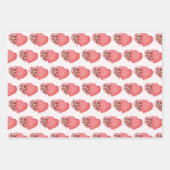 Valentijnsdag Liefde Inpakpapier Set van 3 Vel (Voorkant)