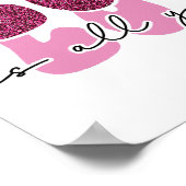 Valentijnsdag "Liefde Liefde Liefde" Poster (Hoek)
