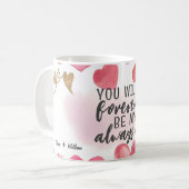 Valentijnsdag Liefde Roze en rood snoep harten Koffiemok (Voorkant links)