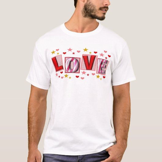 Valentijnsdag liefde t-shirt (Voorkant)