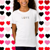 Valentijnsdag Liefde Wit Frosted Donut Strooiers T-shirt