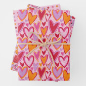 Valentijnsdag/liefdescadeauverpakking Inpakpapier Vel (In situ)