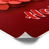 Valentijnsdag Liefdescitat Poster (Hoek)