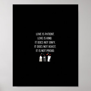 Valentijnsdag Liefdescitaten Liefde Is Geduldig Ha Poster