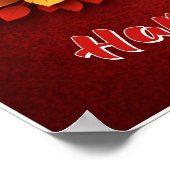 Valentijnsdag Liefdescitatieposter Poster (Hoek)