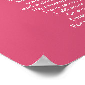 Valentijnsdag liefdesgedicht poster (Hoek)