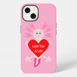 Valentijnsdag Liefdeshart Axolotl iPhone 13 Hoesje
