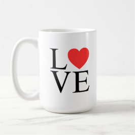 Valentijnsdag Liefdeshart Grafisch Koffiemok