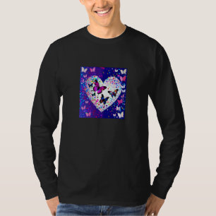 Valentijnsdag Liefdeshart Vriendin Verloofde Echtg T-shirt